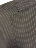 MARKS & SPENCER SARTORIAL CHARCOAL PINSTRIPE WOOL BLEND SUIT SIZE 42M / 34W