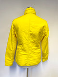 EIDER OF FRANCE BENGER RIBANA BRIGHT YELLOW LIGHTLY PADDED JACKET SIZE S/M