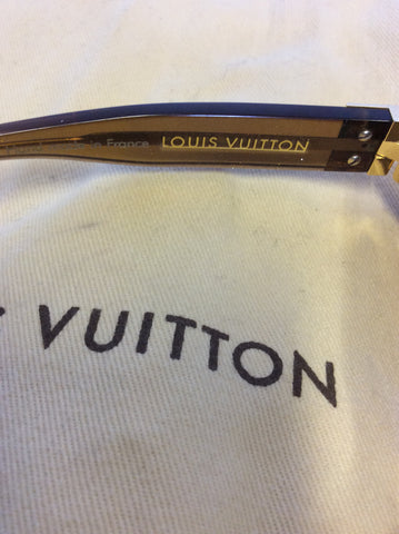 LOUIS VUITTON HONEY BROWN GLITTER SOUPÇON SUNGLASSES