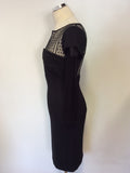 ROBERTO CAVALLI CLASS BLACK SPECIAL OCCASION DRESS SIZE 10