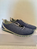 BRAND NEW ECCO BIOM LITE BLUE LACE UP PLIMSOL/ TRAINERS SIZE 6/39