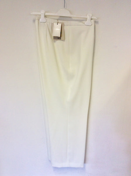 BRAND NEW COLEBROOKE BY WINDSMOOR WHITE FORMAL TROUSERS SIZE 20