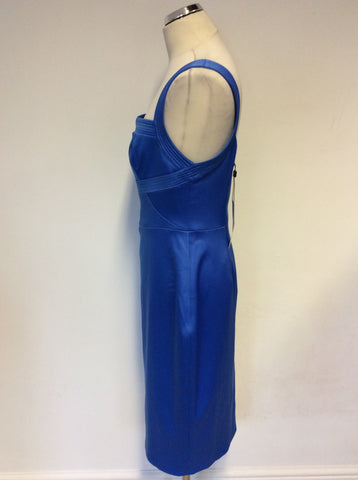 BRAND NEW KAREN MILLEN BLUE SPECIAL OCCASION PENCIL DRESS SIZE 14