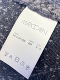 MARCCAIN GREY BOUCLE KNIT MID LENGTH COAT SIZE N5 UK 16