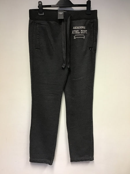 BRAND NEW ABERCROMBIE & FITCH GREY JOGGING BOTTOMS SIZE M