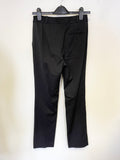 BRAND NEW LK BENNETT CHARCOAL PINSTRIPE TROUSER SUIT SIZE 6