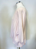 PHASE EIGHT PINK DOUBLE LAYERED BATWING TOP SIZE L