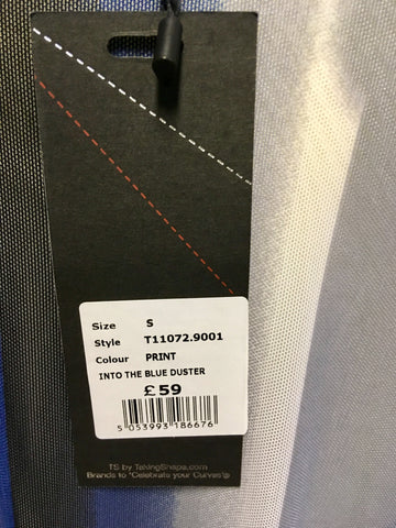 BRAND NEW TAKING SHAPE BLUE PRINT SEMI SHEER DUSTER COAT SIZE S PLUS SIZE