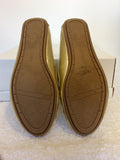 BRAND NEW LOTUS GOLD SLIP ON LOAFERS SIZE 6/39