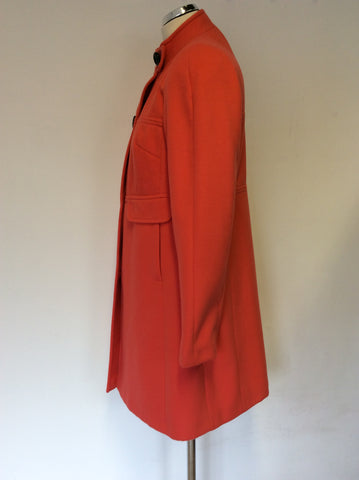 BRAND NEW MARKS & SPENCER CORAL COAT SIZE 12