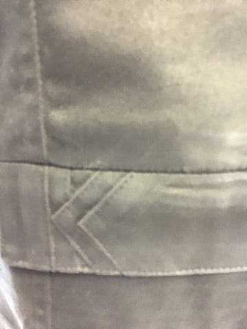 KARL LAGERFIELD BLACK WAX COATED JACKET SIZE L