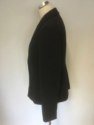 HOBBS NAVY BLUE MACHINE WASHABLE SUIT JACKET SIZE 16