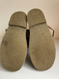 COTTON TRADERS CHOCOLATE BROWN SUEDE DESERT BOOTS SIZE 7/40