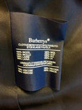 BURBERRYS DARK BLUE DOUBLE BREASTED WOOL BLAZER JACKET SIZE 8 REG