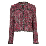 BRAND NEW LK BENNETT EDELLE PINK TWEED JACKET SIZE 14