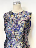 LK BENNETT SUSAN MULTI COLOURED DITSY PRINT SPECIAL OCCASION DRESS SIZE 12