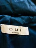 OUI MOMENTS BLACK PADDED JACKET SIZE 10