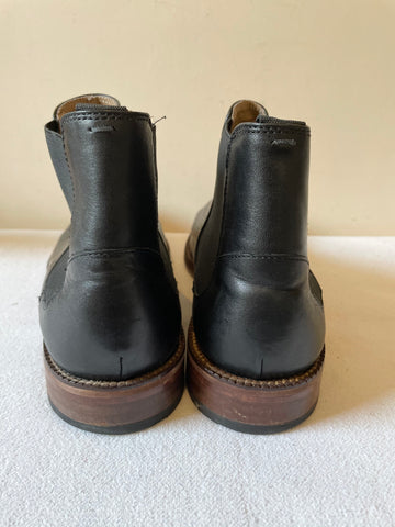 BEN SHERMAN BLACK LEATHER CHELSEA BOOTS SIZE 9.5/44