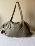 JIMMY CHOO OLIVE GREEN SNAKESKIN LARGE LEATHER SHOULDER BAG