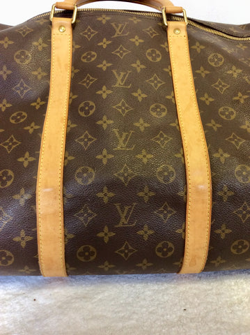 LOUIS VUITTON BROWN MONOGRAM 60 KEEPALL