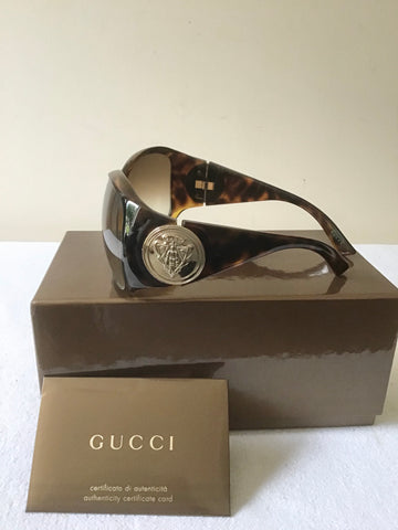 GUCCI 3027/S HAVANA TORTOISE BROWN FRAME WITH DARK GREY GRADIENT LENS SUNGLASSES