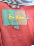BODEN BLUE & WHITE STRIPE COTTON CASUAL JACKET SIZE 12