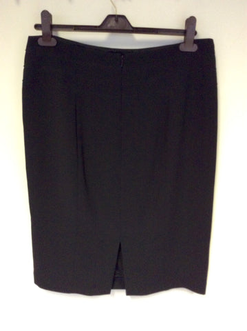 HOBBS BLACK PENCIL SKIRT SIZE 14