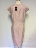 BRAND NEW JAEGER PALE PINK CAP SLEEVE PENCIL DRESS SIZE 18
