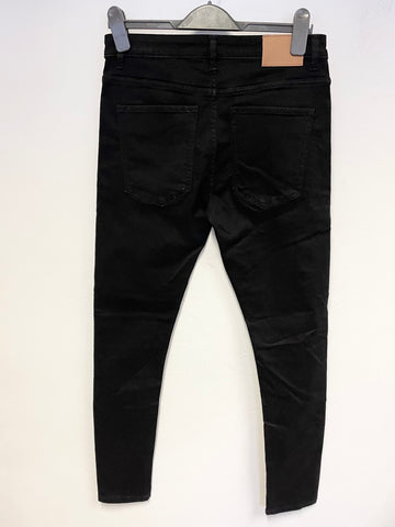 BRAND NEW WITH TAGS GYMKING FORD BLACK DENIM SKINNY LEG JEANS SIZE 32R
