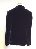 PER UNA BLACK VELVET JACKET SIZE 14