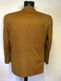 SAVOY TAYLORS GUILD TAN WOOL & CASHMERE BLEND JACKET SIZE 38R