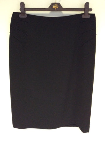 HOBBS BLACK PENCIL SKIRT SIZE 14