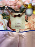 BRAND NEW TED BAKER LORNAH MULTI COLOURED FLORAL & BUTTERFLY PRINT JACKET SIZE 2 UK 10