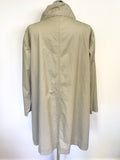 THE MASAI COMPANY BEIGE COTTON ZIP UP JACKET SIZE M
