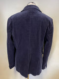BRAND NEW JOULES NAVY BLUE CORDUROY TAILORED JACKET SIZE 18
