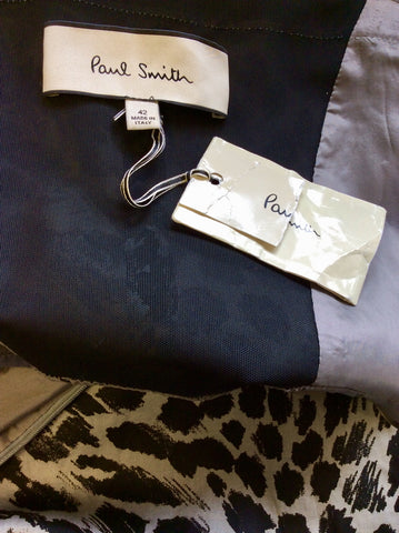 BRAND NEW PAUL SMITH ANIMAL PRINT STRAPLESS DRESS SIZE 42 UK 10