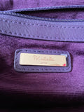 MODALU LONDON PURPLE LEATHER SHOULDER BAG