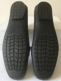 BRAND NEW GEOX RESPIRA BLACK PATENT CROC DESIGN LEATHER SLIP ON LOAFERS SIZE 7/40