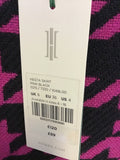 BRAND NEW HOBBS NESTA PINK & BLACK CHECK SKIRT SIZE 8