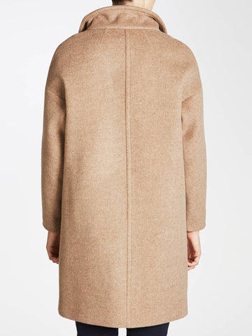 MAX MARA WEEKEND CAMEL 100% WOOL MELTON COAT SIZE 12