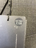 BRAND NEW MARKS & SPENCER LUXURY GREY ALFRED BROWN FINE WORSTED WOOL TAILORED SUIT SIZE 42L
