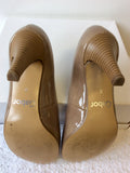 GABOR PATENT HEELED COURT SHOES SIZE 5/38