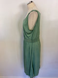 OUI BLACK LABEL GREEN SLEEVELESS DRESS SIZE 18