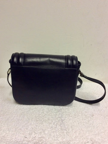 HOBBS DARK BLUE LEATHER SHOULDER/ CROSS BODY BAG
