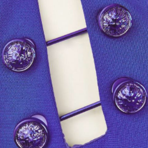 VERSUS VERSACE COBALT BLUE ONE SHOULDER STRETCH MINI DRESS SIZE 42 UK 8/10