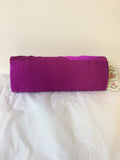 BRAND NEW FASHION ONLY FUSCHIA PINK DIAMANTÉ TRIM SATIN CLUTCH BAG