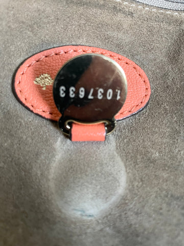 MULBERRY BRYMORE CORAL LEATHER LARGE TOTE/ SHOULDER BAG