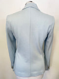GANT PALE BLUE TAILORED LONG SLEEVE  JACKET SIZE 10