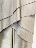 BRAND NEW SARAH PACINI GREY RAMIE TIERED WRAP AROUND SKIRT SIZE 1 UK 10