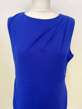 BRAND NEW RONNI NICOLE ROYAL BLUE SLEEVELESS PENCIL DRESS SIZE 14